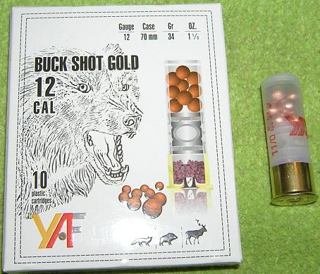 Yavascalar 12/70 Buck Shot Gold 